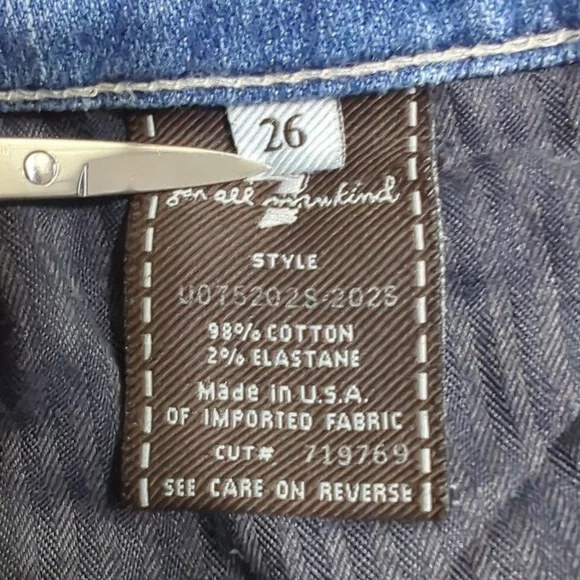 7 For All Mankind Y2K Low Rise Long - Picture 8 of 10